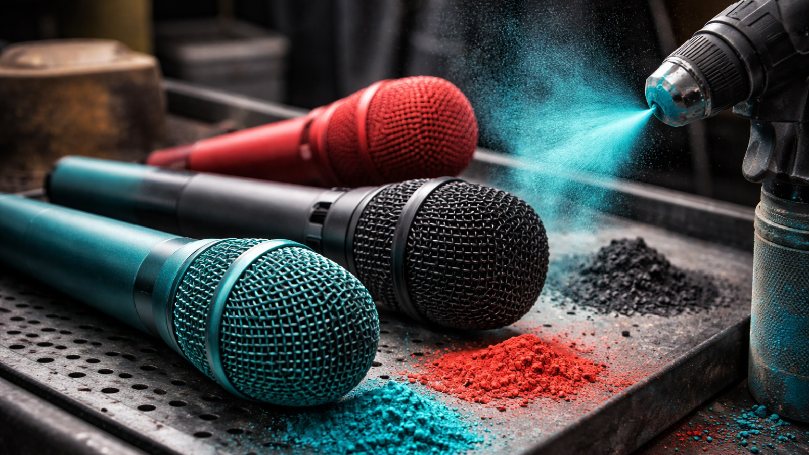 Farba proszkowa do Mikrofonów